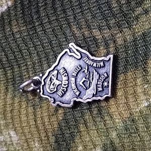 Sterling State Charm